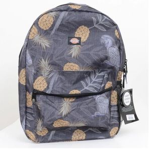 Dickies Parrots Pineapples Cotton Canvas Backpack Island Jimmy Buffet Style Bag